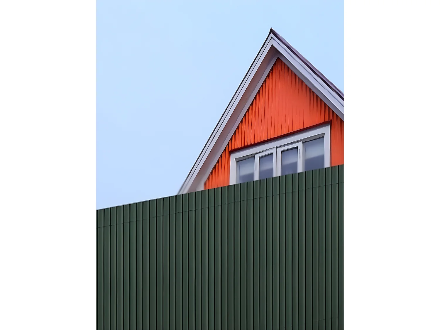 Canniccio PVC Doppia Vista| 1X3 M| Colore Verde| Stecche 11 MM| Composizione 100% PVC| Flange Fissaggio Incluse