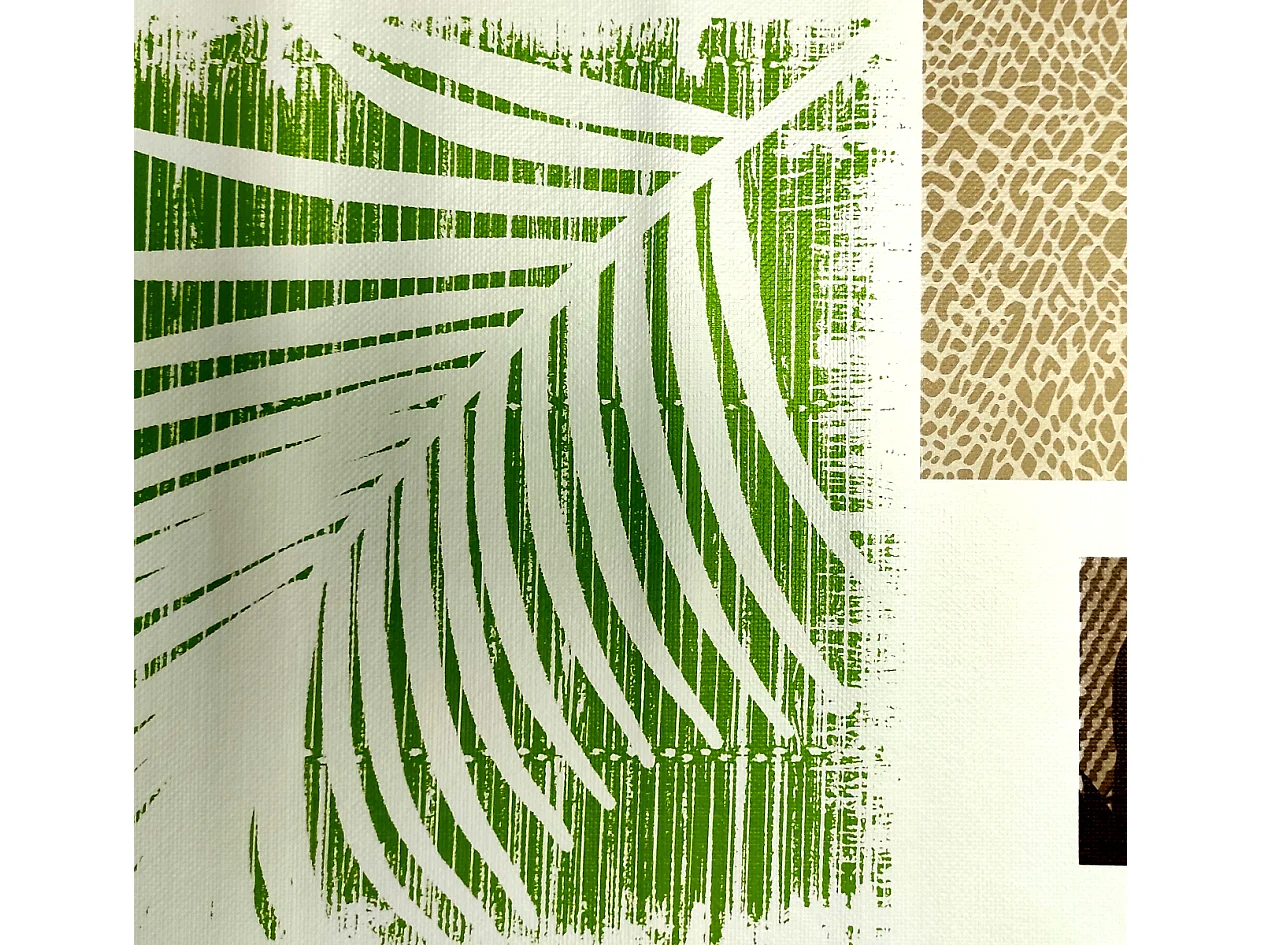 Mantel| Composicion PVC| Base Poliester| Antimanchas| Palmera Verde| Medida 100X140 CM