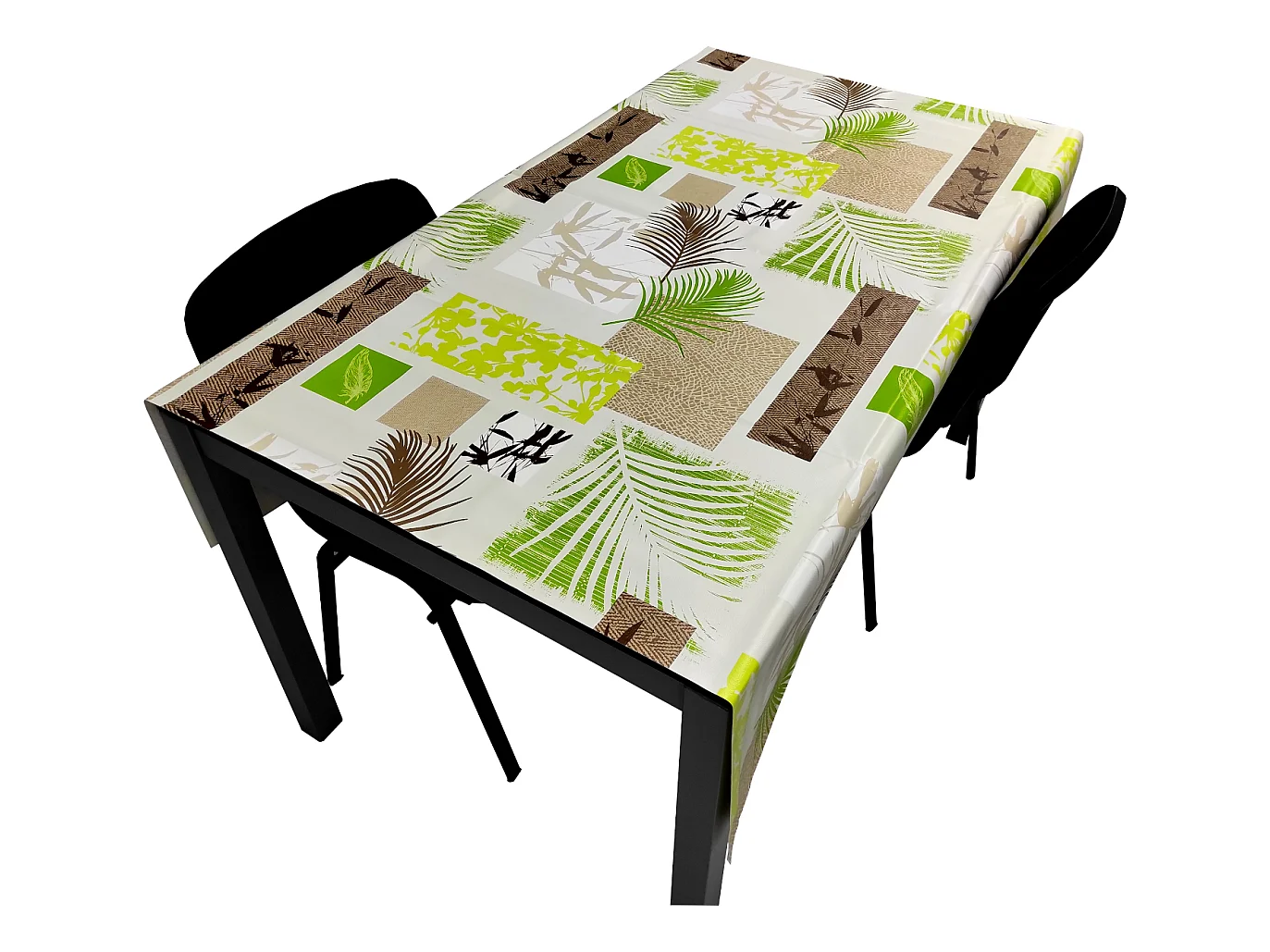 Mantel| Composicion PVC| Base Poliester| Antimanchas| Palmera Verde| Medida 140X250 CM