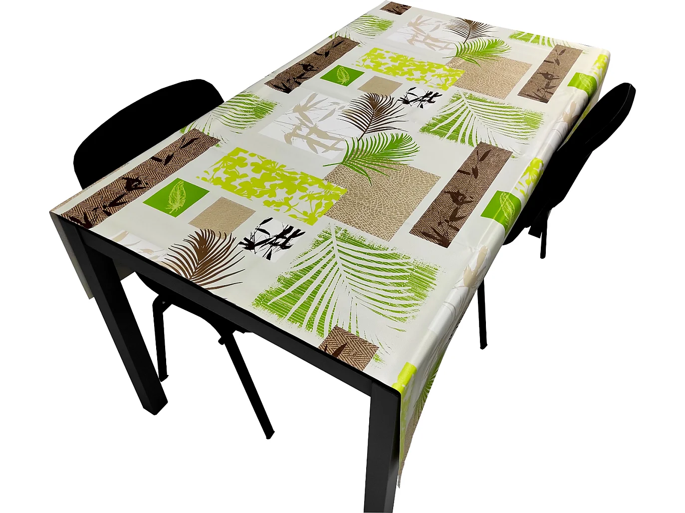 Mantel| Composicion PVC| Base Poliester| Antimanchas| Palmera Verde| Medida 140X220 CM