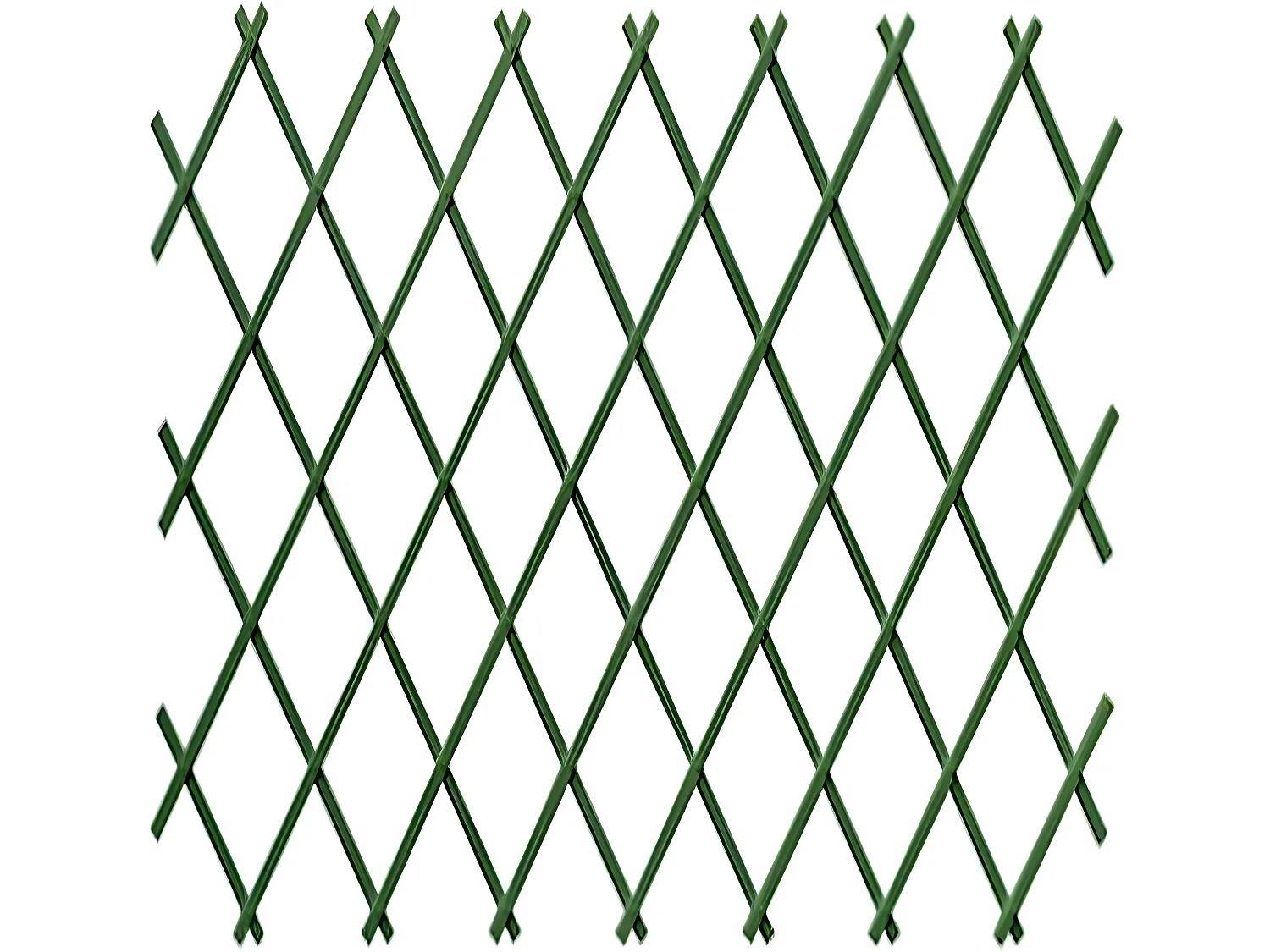 Treillis Plastique| 0,5X1,5 M| Composition 100% PVC| Vert| Gardien Des Plantes| Résistant| Décoration Jardin