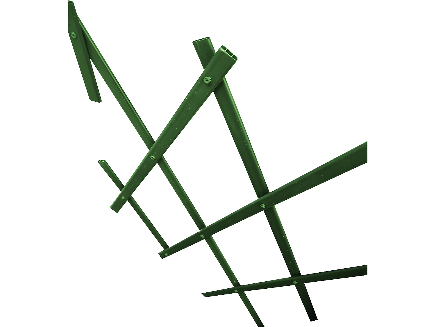 Treillis Plastique| 0,5X1,5 M| Composition 100% PVC| Vert| Gardien Des Plantes| Résistant| Décoration Jardin