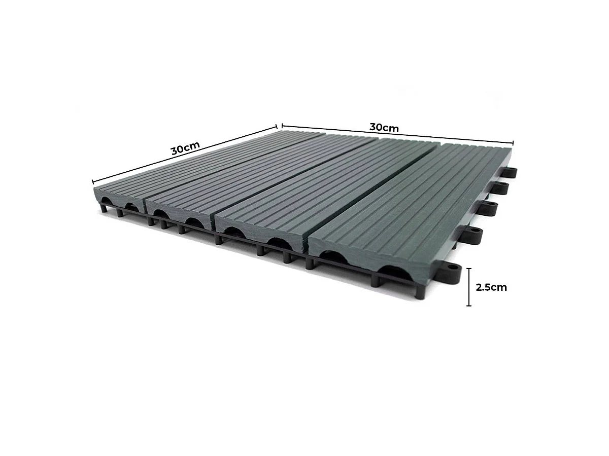 33 x Terrastegels HKC - 30 x 30 cm - 3 m²