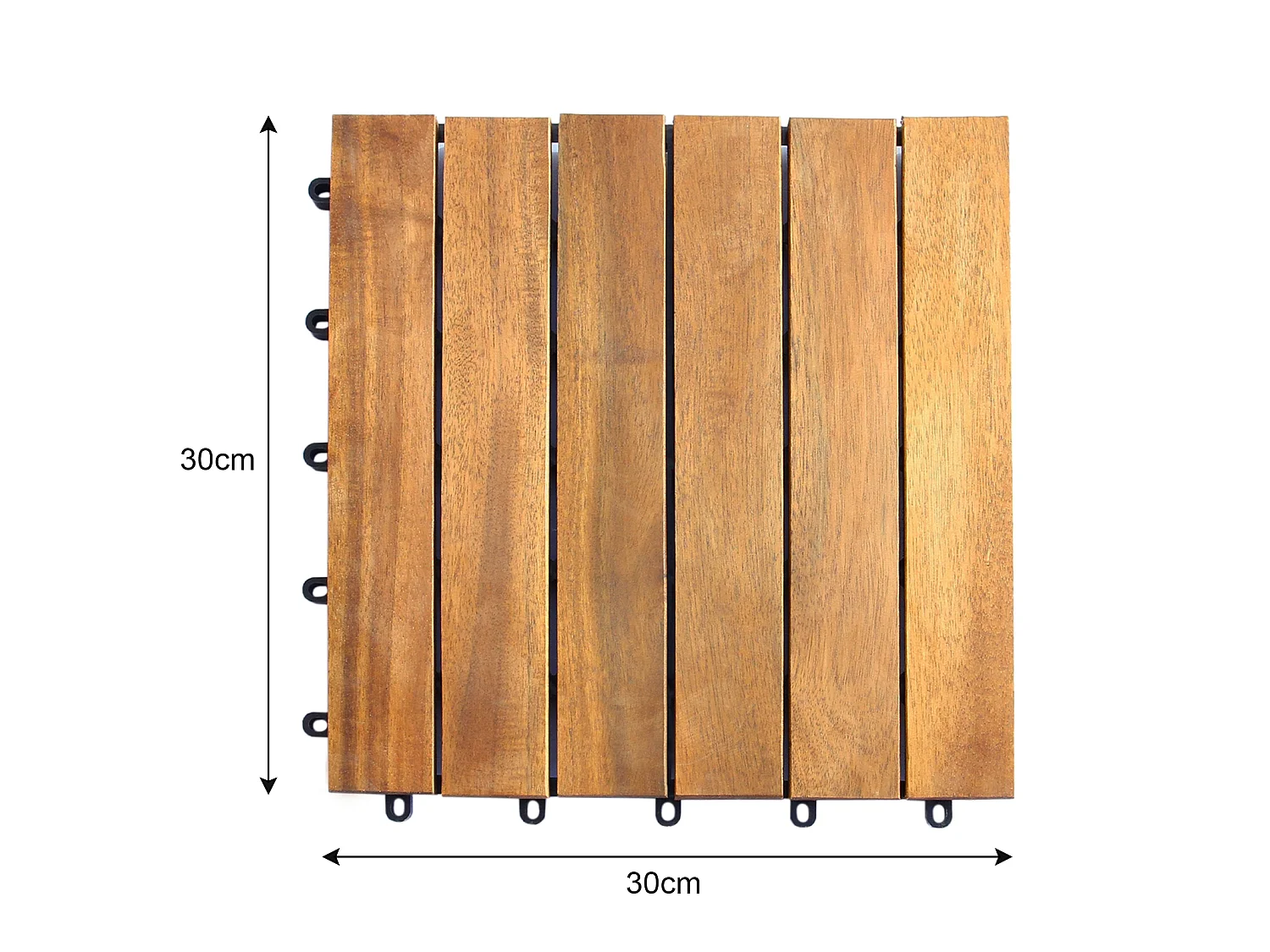 Holzfliesen Klickfliesen aus Akazienholz