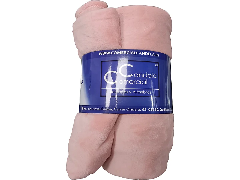 Manta de Franela para Sofá y Cama Manta Polar Suave Rosa Medida 210X230 CM