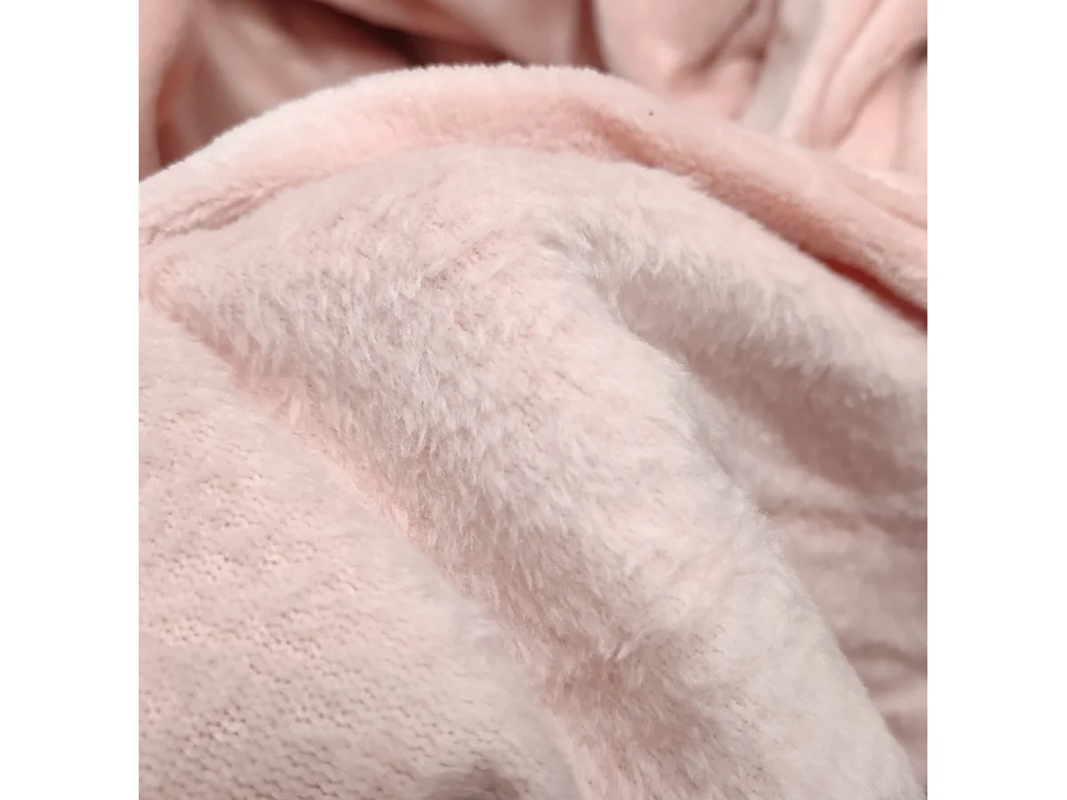 Manta de Franela para Sofá y Cama Manta Polar Suave Rosa Medida 210X230 CM