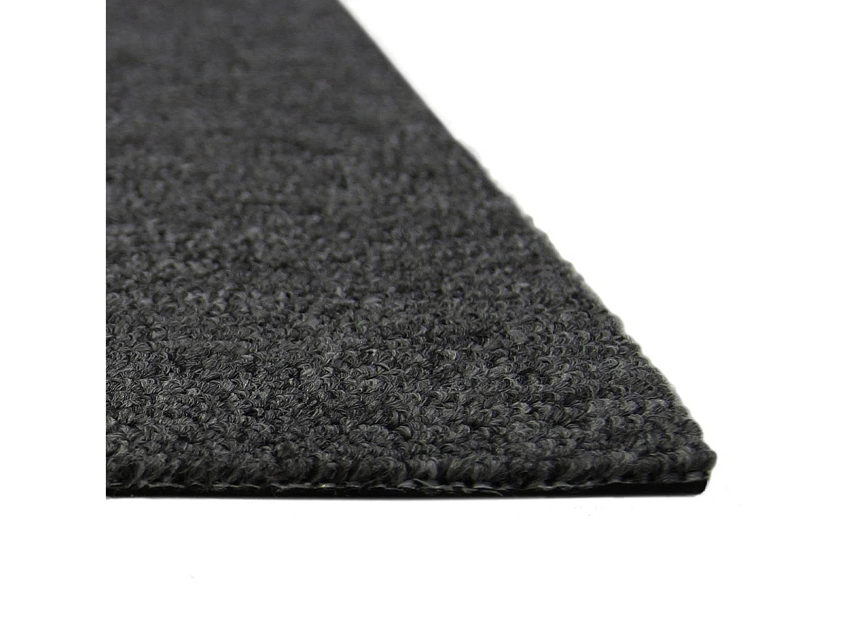 40 x Dalles de Moquette Charbon Noir 10m²