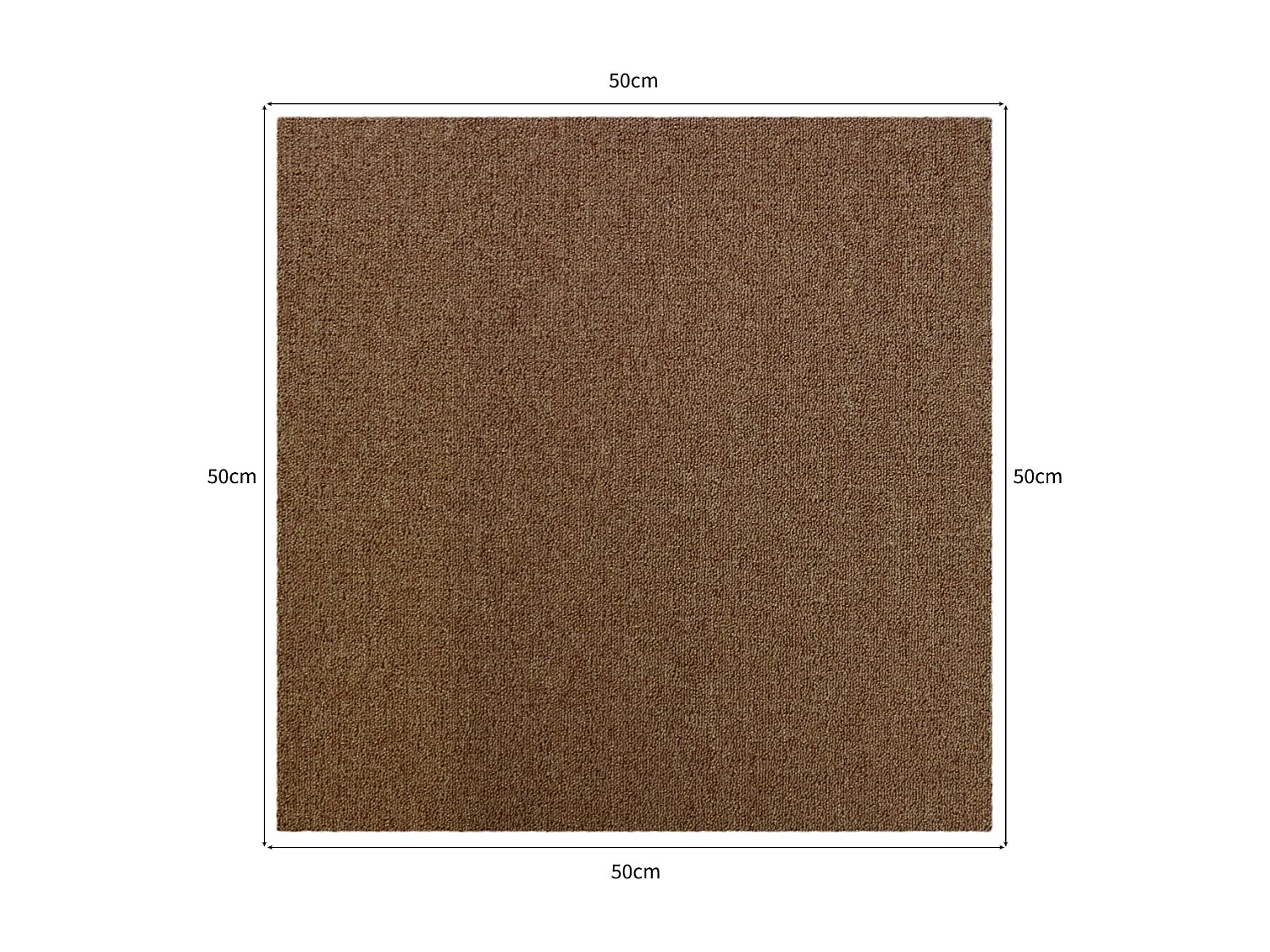 40 x Dalles de Moquette Brun Sable 10m²