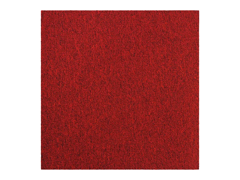 40 x Dalles de Moquette Rouge Écarlate 10m2