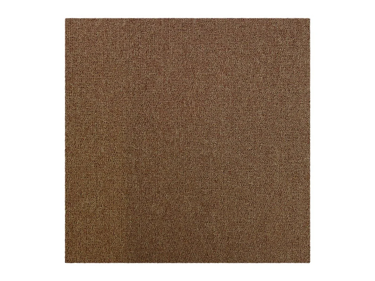 Dalle de Moquette Couleur Sable, 20 Dalles de 50cm x 50cm (5m²)