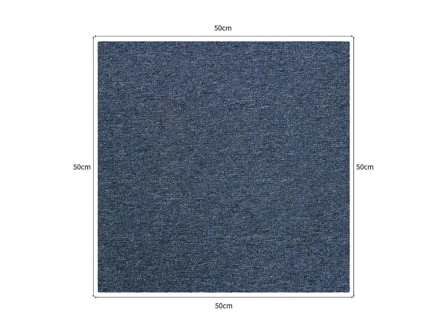 40 x Dalles de Moquette Bleu 10m²