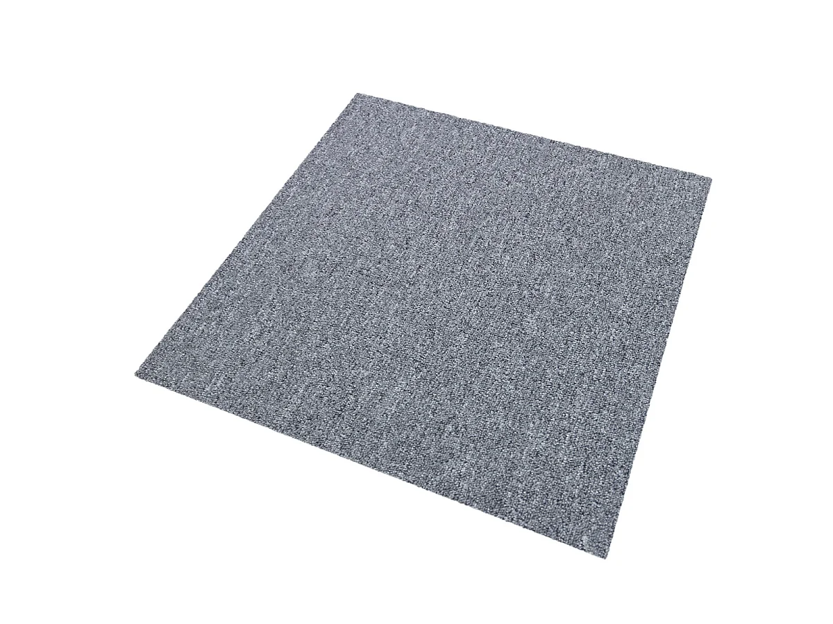 40 x Tapijttegels - Kleur: Platina Grijs - 50x50cm 5m2