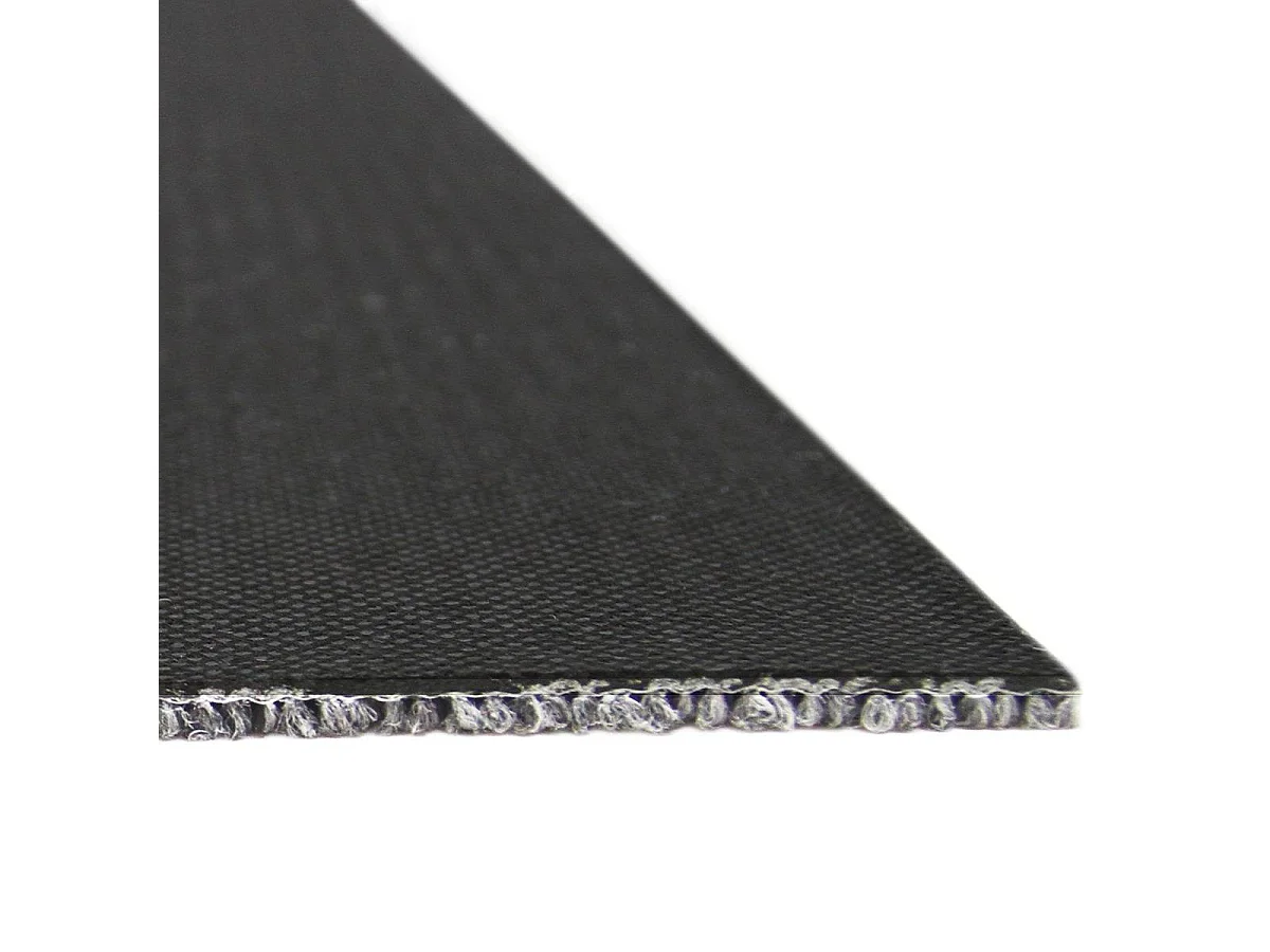 MonsterShop - 20 Quadrotte di Moquette 50x50cm Colore Grigio Platino 5mq Dure Commerciali per Pavimenti di Case e Uffici