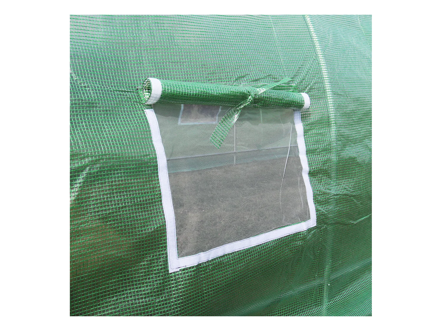 Polytunnel mit Folie und Regale Gewächshaus Treibhaus Tomatenhaus Pflanzenhaus Folientunnel 19mm 5m x 2m