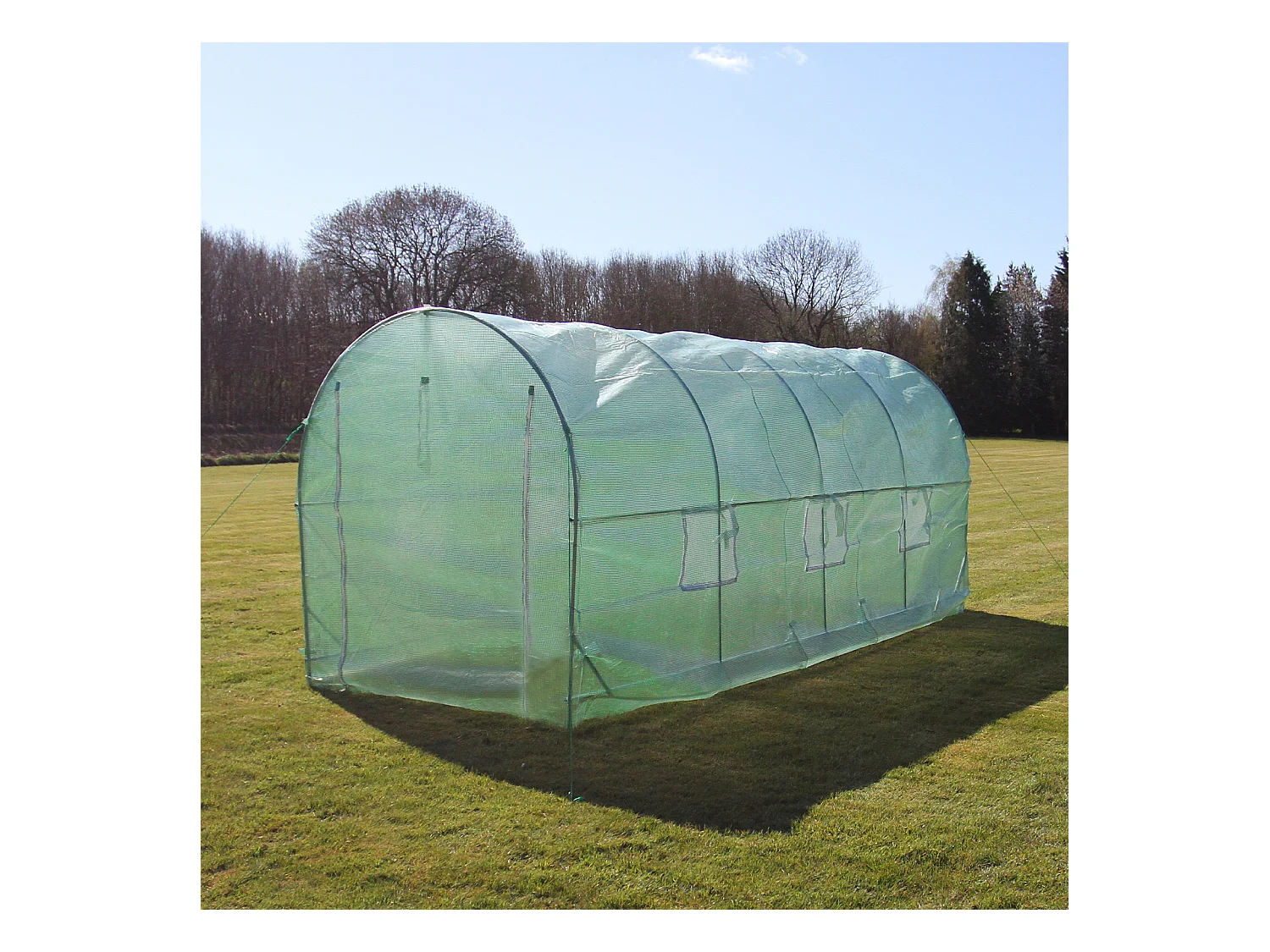 Serre Polytunnel 19mm 5m x 2m avec Étagères