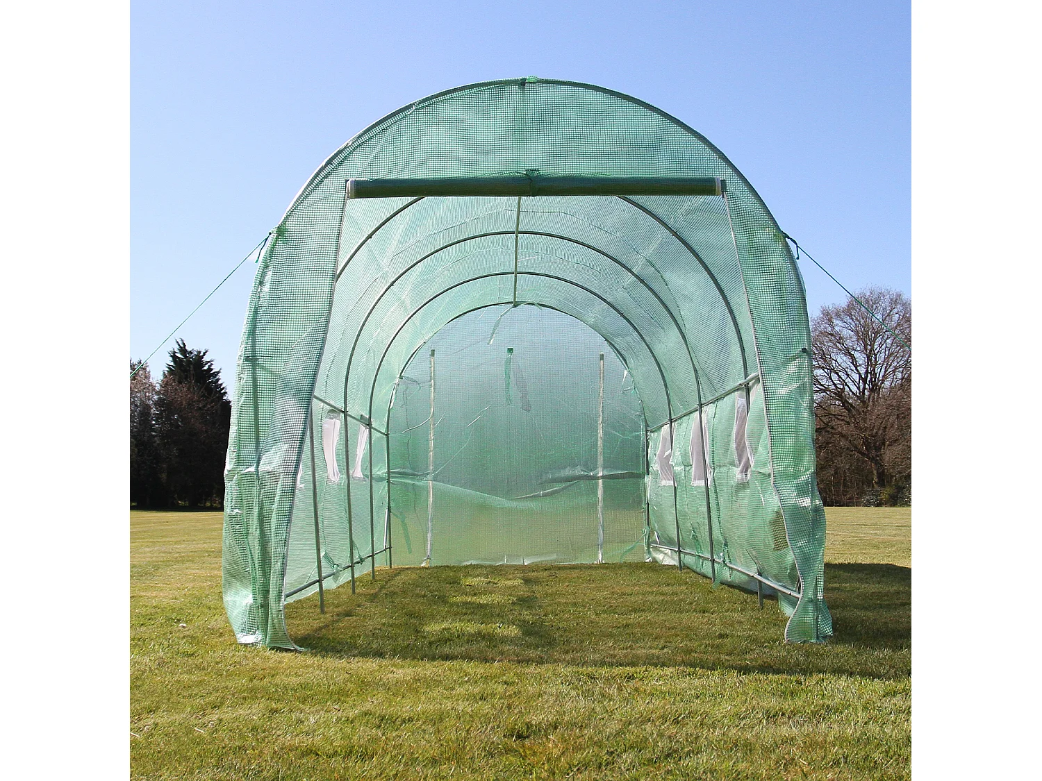 Serre Polytunnel 19mm 5m x 2m avec Étagères