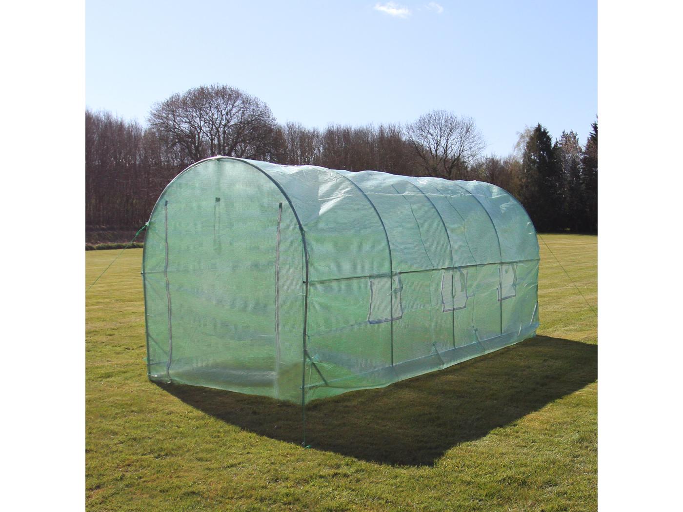 Serre Polytunnel 19mm 5m X 2m Avec Étagères