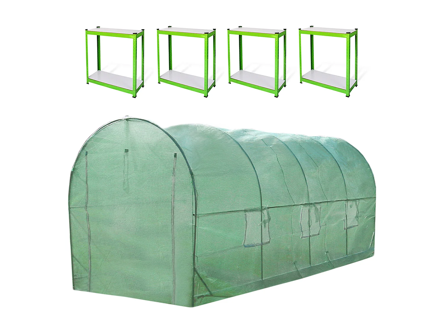 Serra da Giardino a Tunnel - 19mm - 5m x 2m & Scaffali