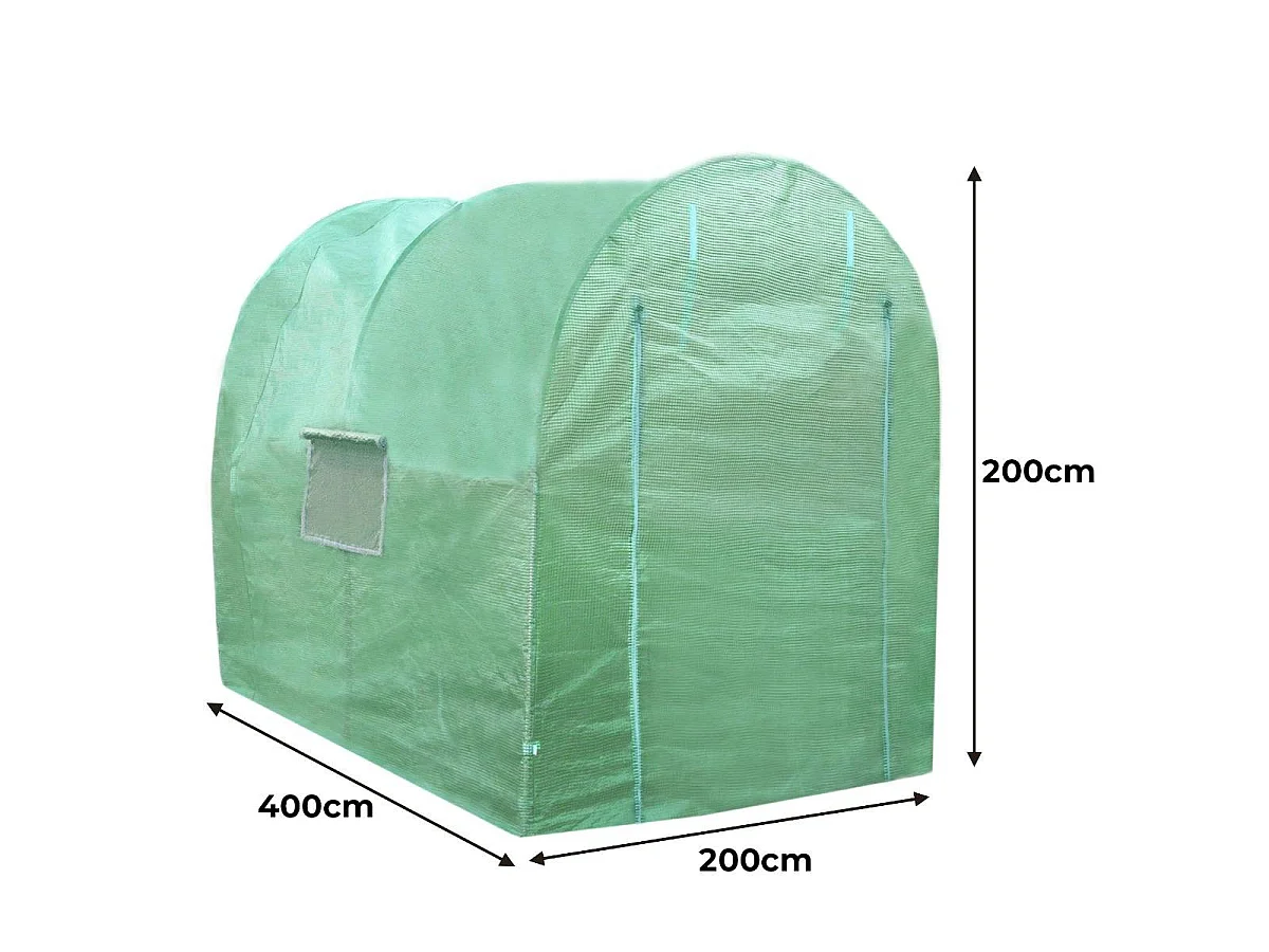 Polytunel 19 mm 4 m x 2 m