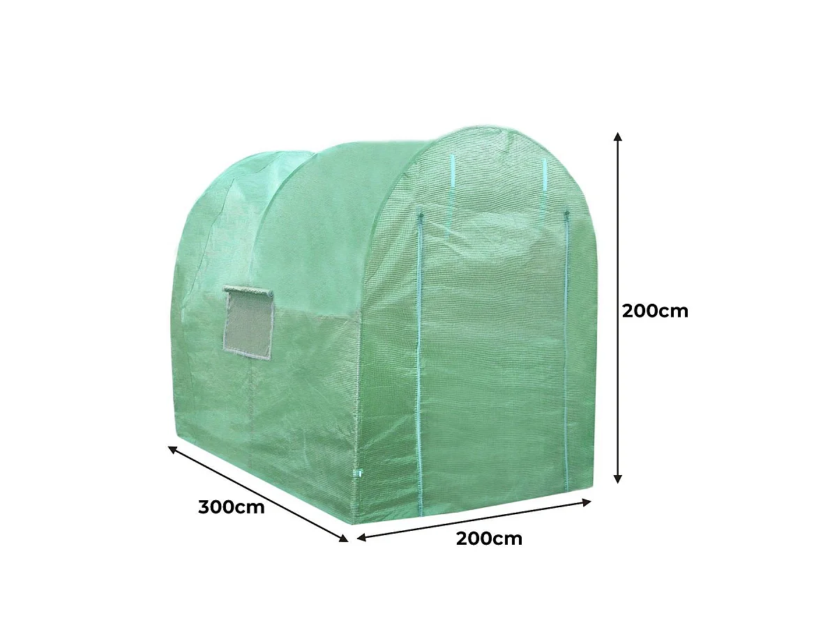 Serre Polytunnel 25mm 4m x 2m