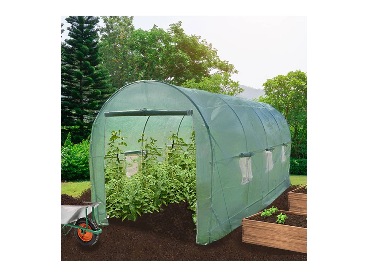 Serre Polytunnel 25mm 6m x 3m