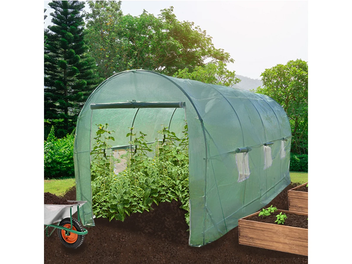 Serre Polytunnel 25mm 6m x 3m