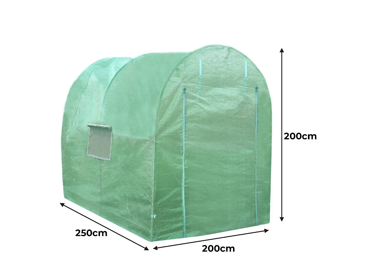 Serre Polytunnel 19mm 2.5m x 2m avec Étagères