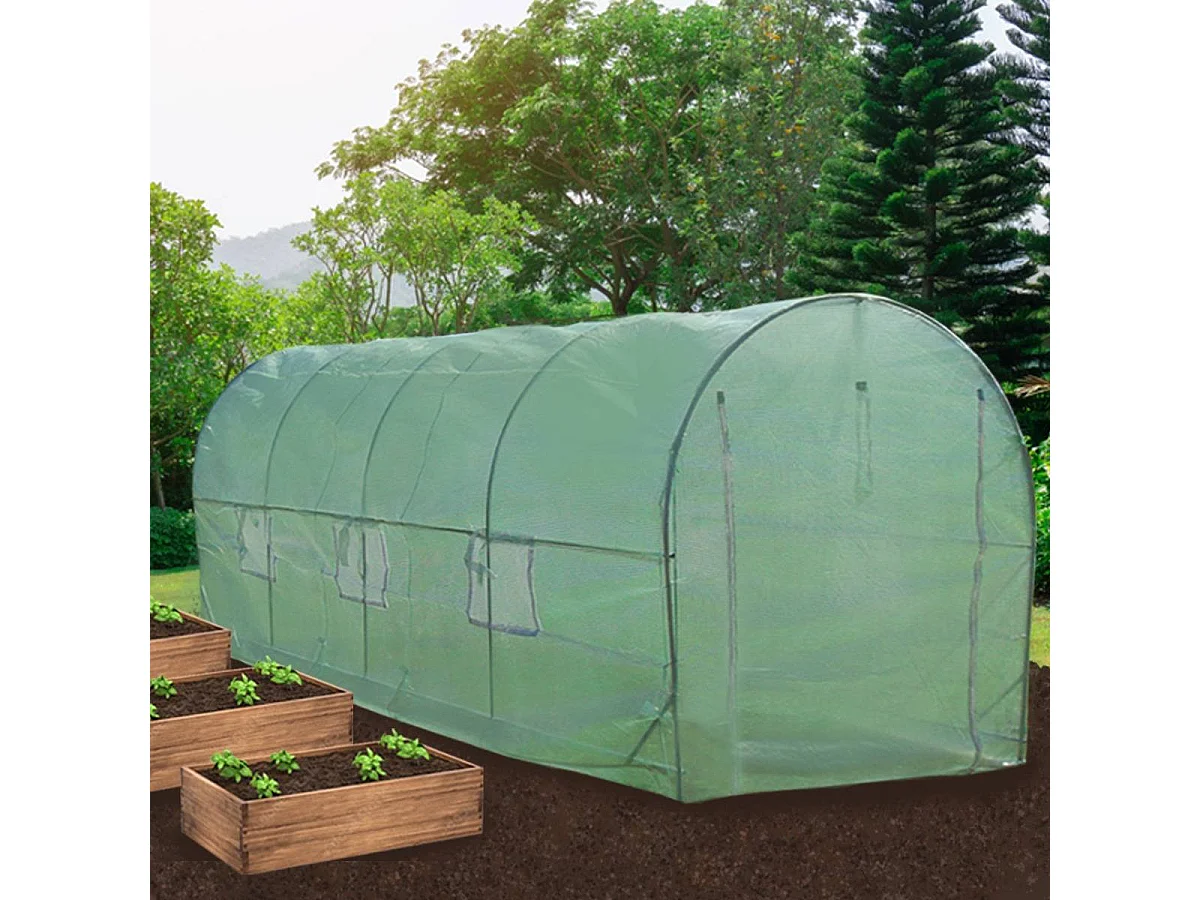 Serre Polytunnel 25mm 6m x 3m avec Étagères