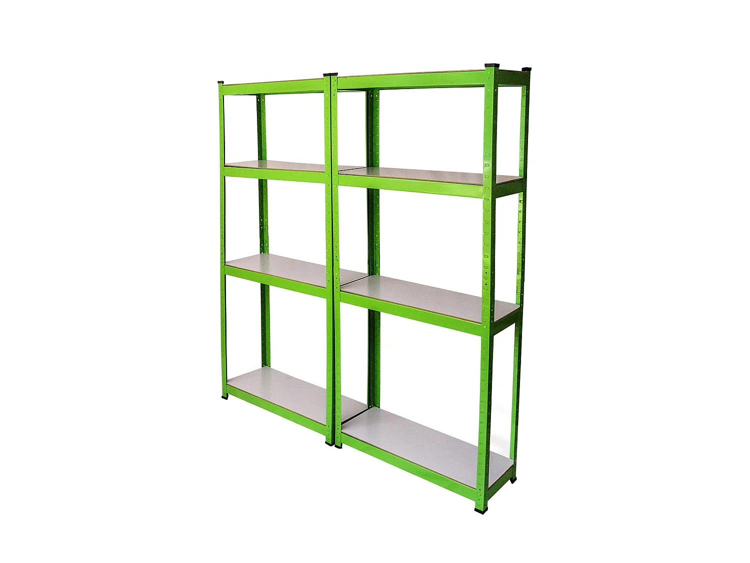 Gewächshaus 1.8m x 2.4m inklusive 2 Regale ohne Boden Aluminium Alu Gartenhaus Treibhaus Hybrid Glashaus PC-Platten