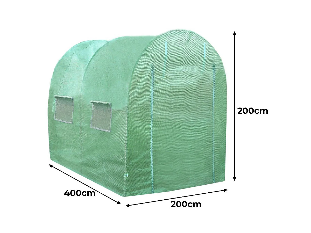 Tunneli 25 mm 4 m x 2 m telineillä