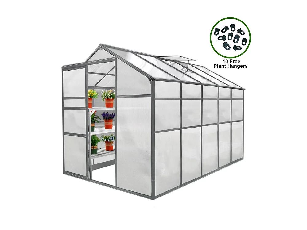 Kweekkas – Plantenkas – 1.8m x 3m - Zonder basis