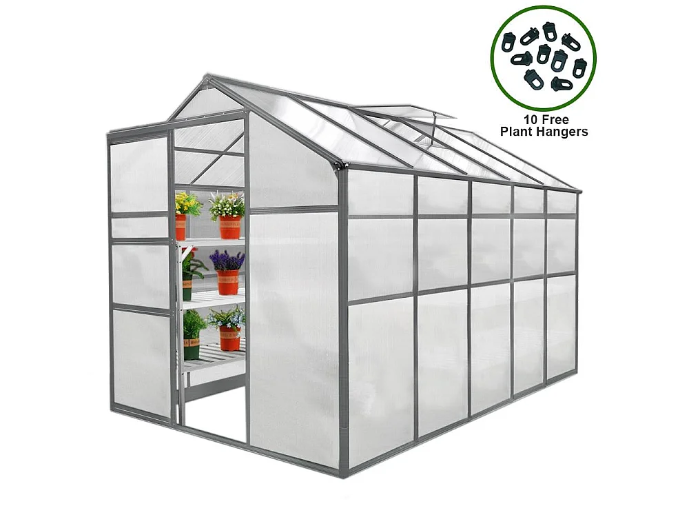 Kweekkas – Plantenkas – 1.8m x 3m - Zonder basis