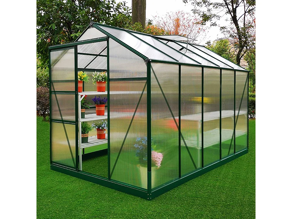 Broeikas 1.9 meter (L) x 3.1 meter (B) + Basis