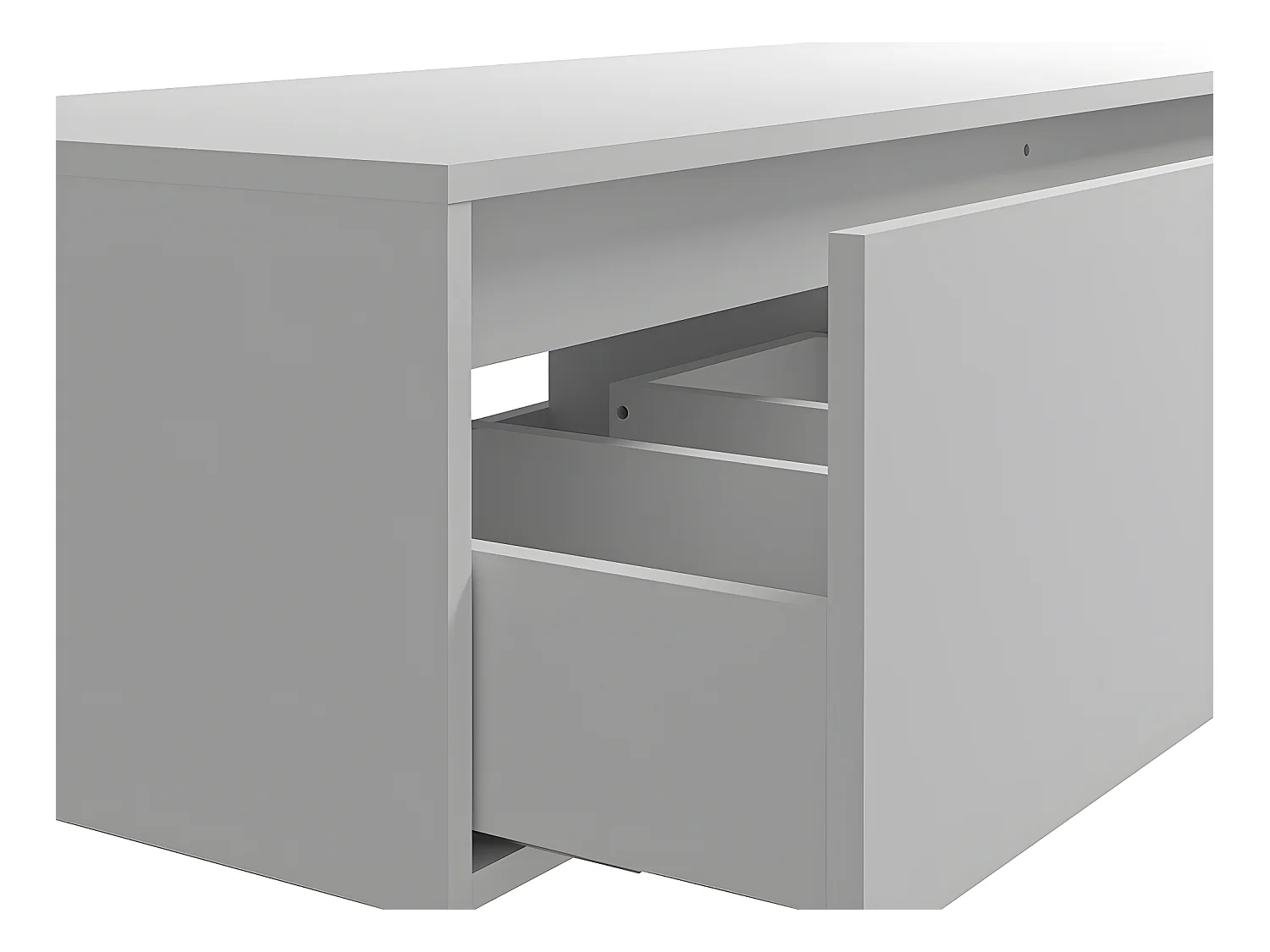 Mueble de baño flotante blanco- 150 cm- ISAURE