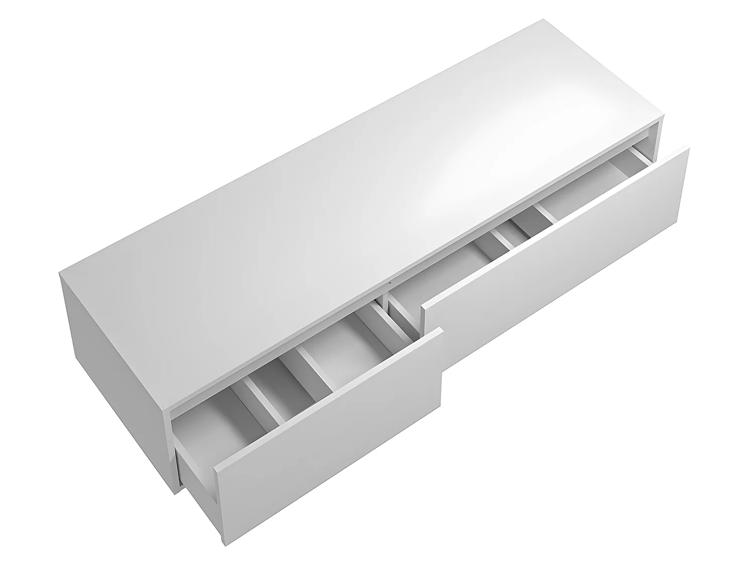 Tvättställsskåp väggmonterad vit 150 cm ISAURE II