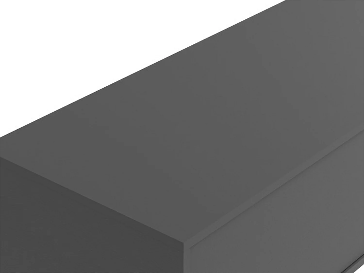 Meuble sous vasque suspendu - Coloris gris anthracite - L150 cm - ISAURE II