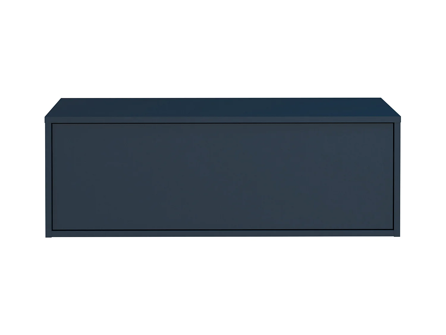 Mueble flotante para lavabo - Color azul - 94 cm - TEANA II