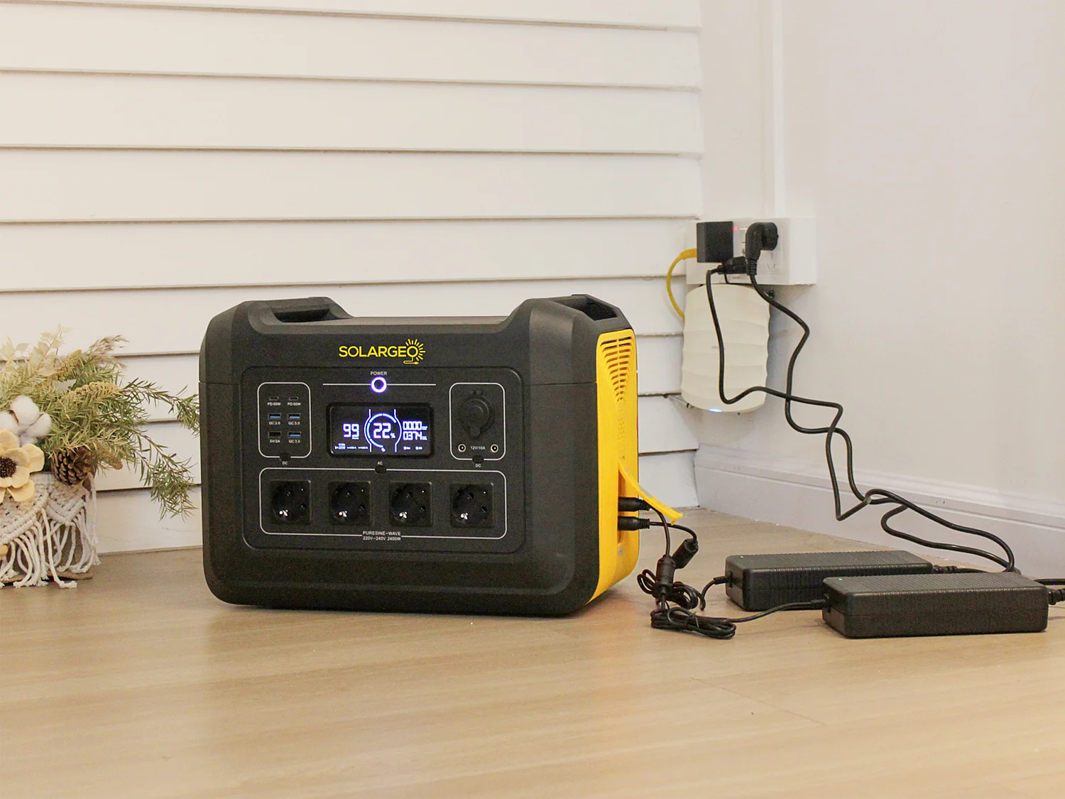 Batterie électrique portable - Capacité 2232 Wh - 2400 W - ELECFULL
