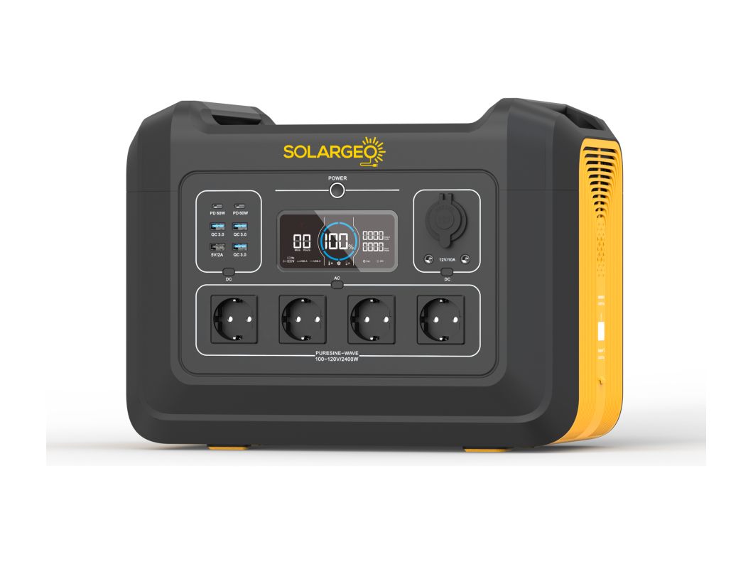 Bateria elétrica portátil capacidade 2232 Wh, 2400 W - ELECFULL