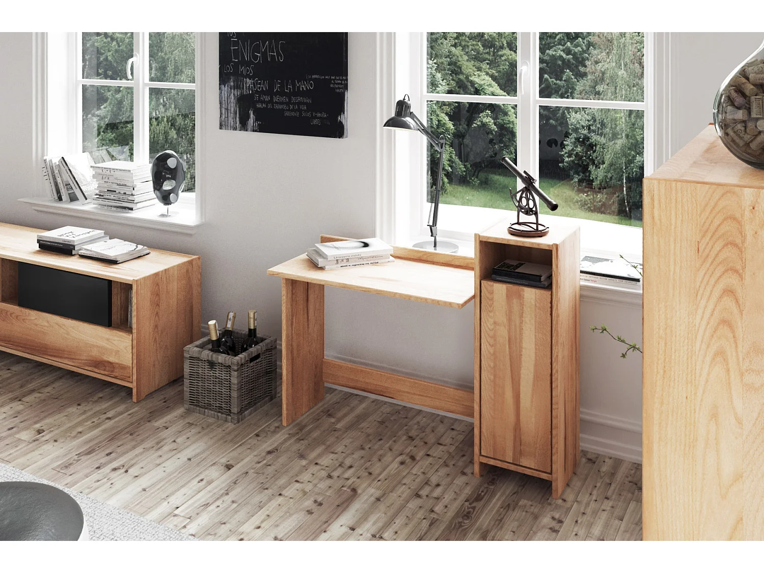 VIGO - Schminktisch  aus Kernbuche, naturgeölt