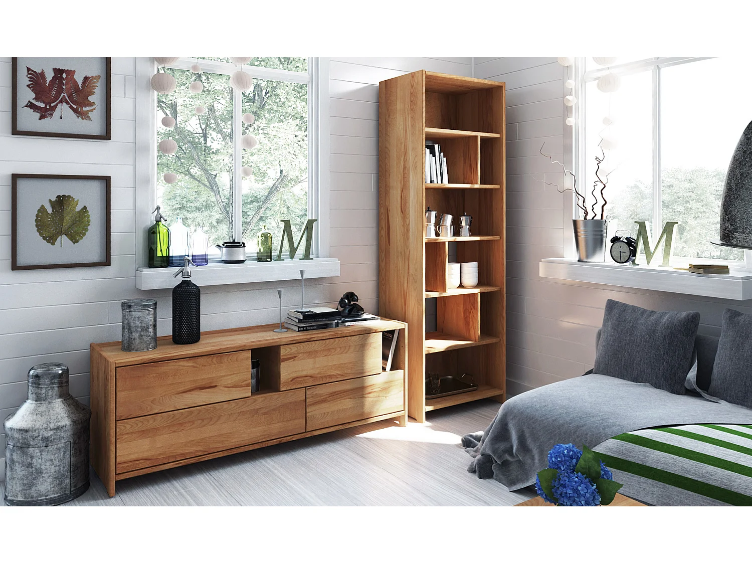 VIGO - Kommode  aus Kernbuche, naturgeölt