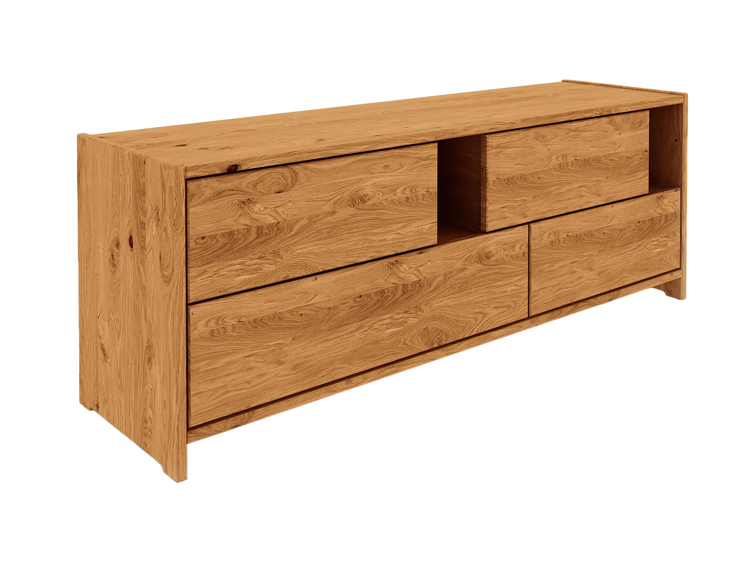 VIGO - Commode en chêne sauvage, finition à l'huile naturelle