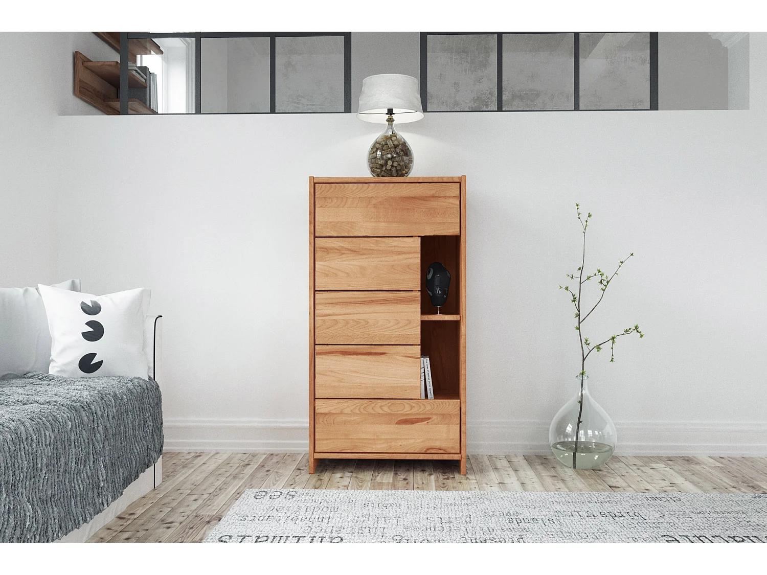 VIGO - Kommode  aus Kernbuche, naturgeölt