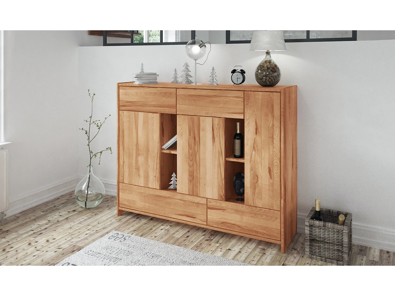 VIGO - Kommode  aus Kernbuche, naturgeölt