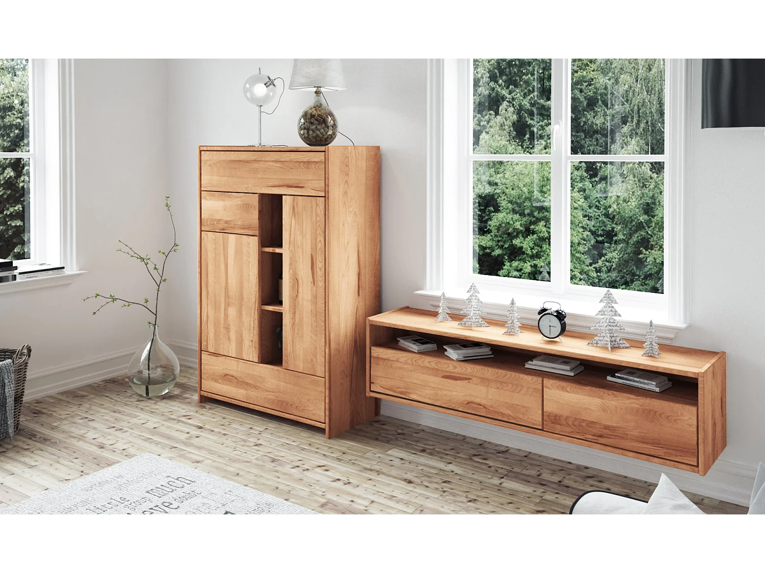 VIGO - Kommode  aus Kernbuche, naturgeölt