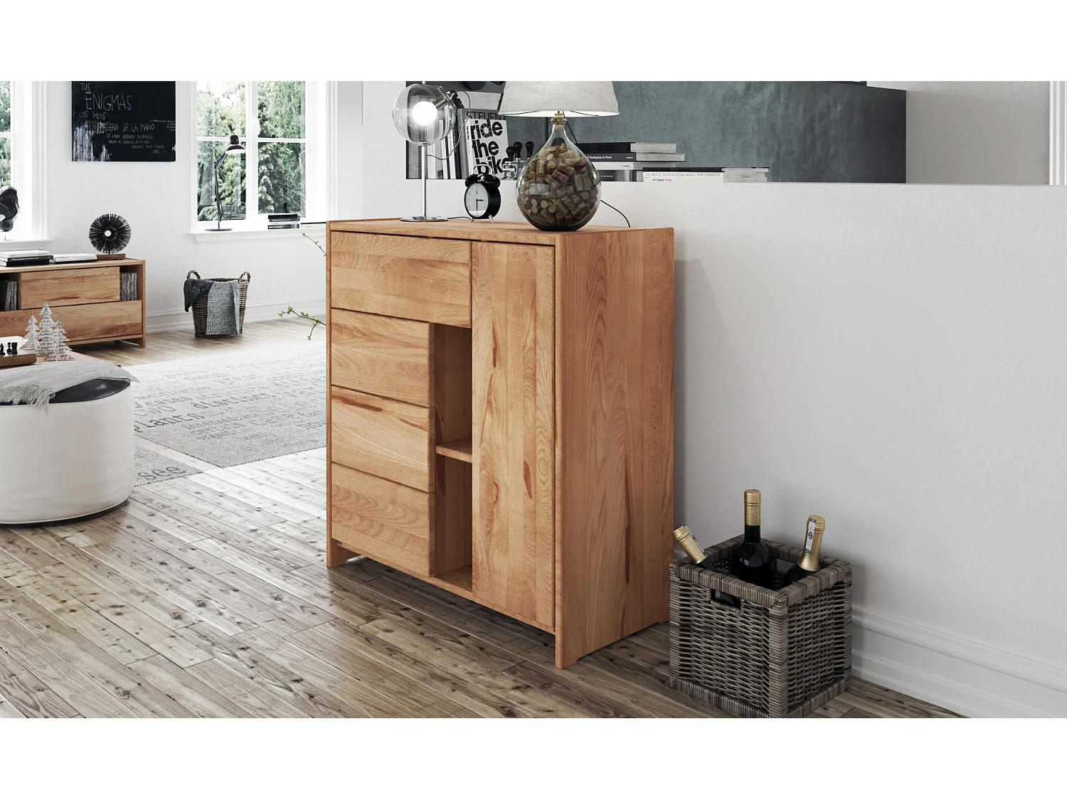 VIGO - Kommode  aus Kernbuche, naturgeölt