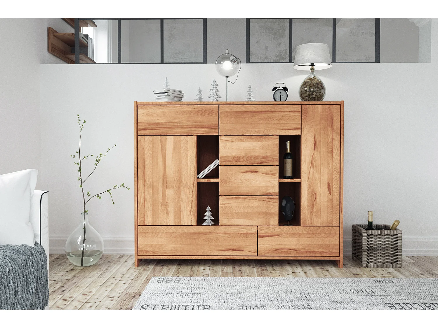 VIGO - Kommode  aus Kernbuche, naturgeölt