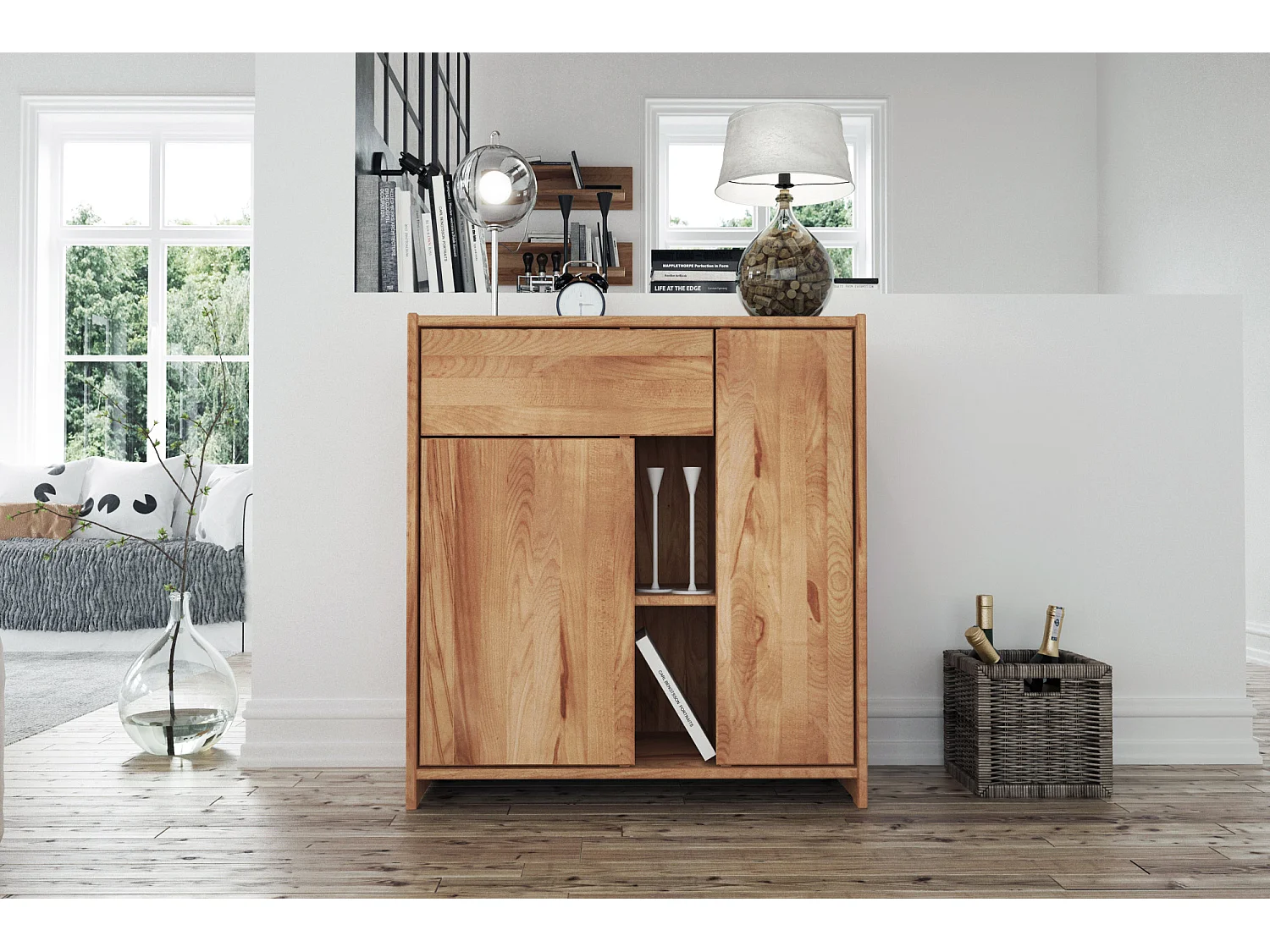 VIGO - Kommode  aus Kernbuche, naturgeölt