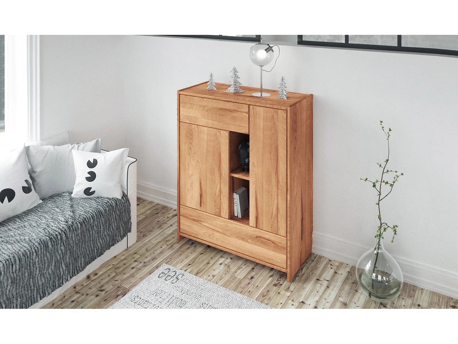 VIGO - Kommode  aus Kernbuche, naturgeölt