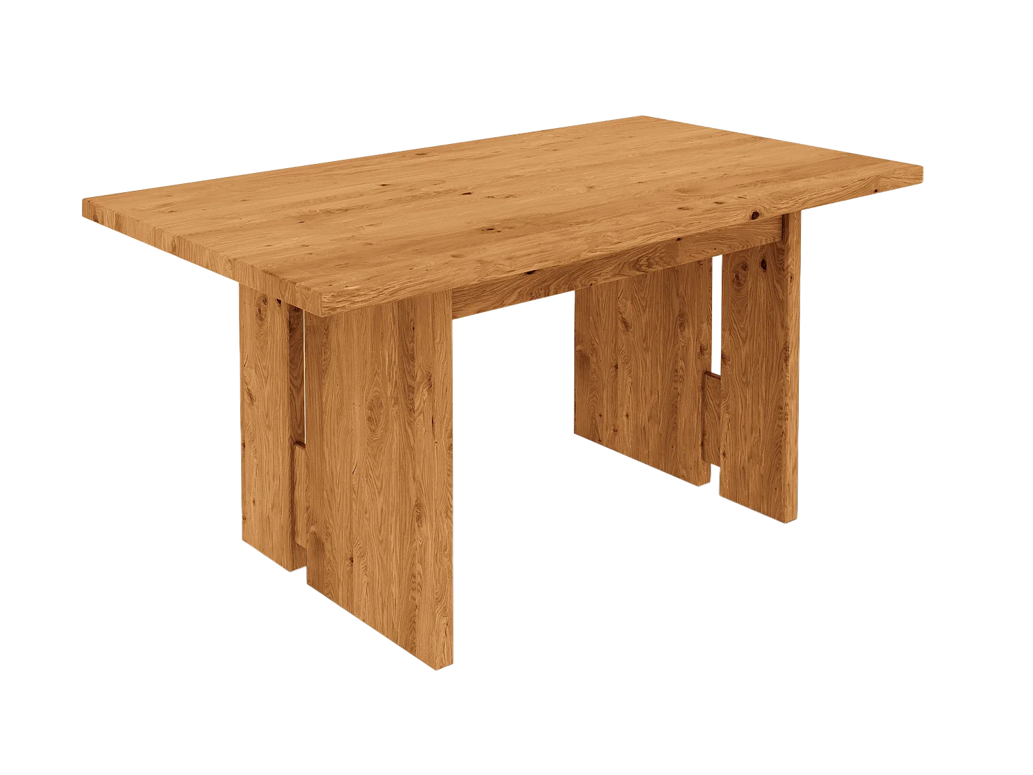 VIGO - Esstisch  100x150 aus Wildeiche, naturgeölt